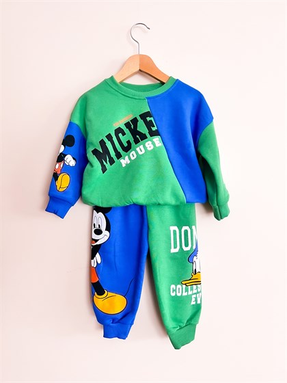 Zara Yeşil Lacivert Mickey Takım
